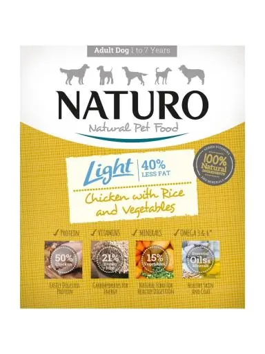 Comida Húmeda Naturo Perro Adulto Light Chicken 400g