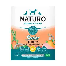Comida Húmeda Naturo Perro Senior Grain Free Turkey 400g
