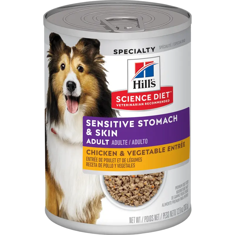 Comida Húmeda para Perro Hills Adulto Estomago y Piel Sensible 12.8 Onz