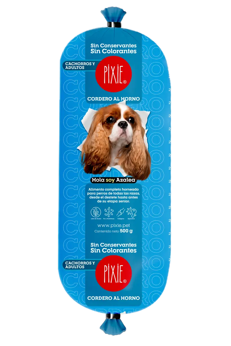 Comida Húmeda Para Perro Pixie Dog Cordero 500g