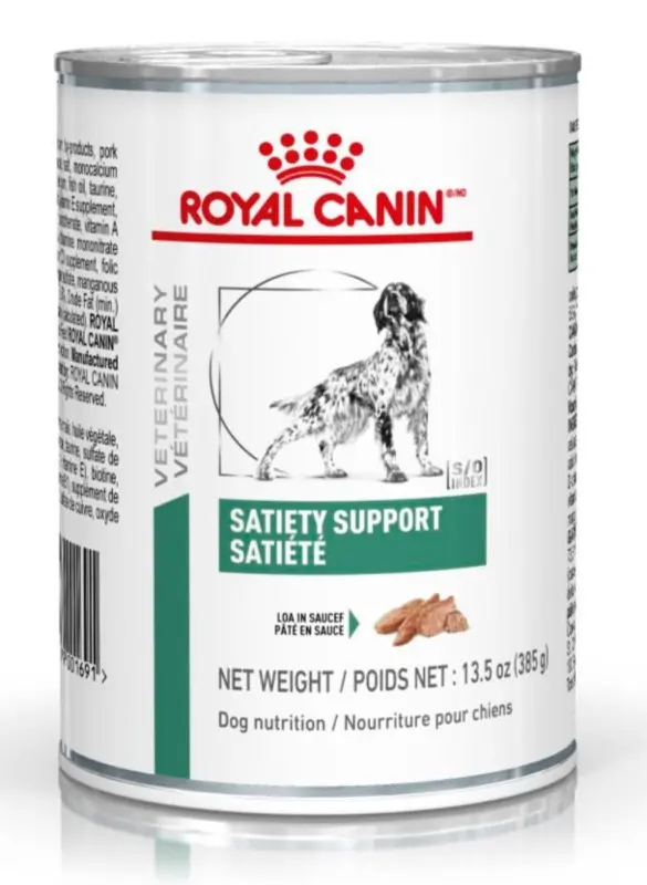 Comida Húmeda Para Perro Royal Canin Lata Satiety 380g