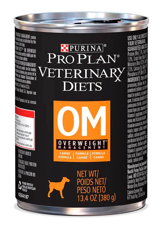 Comida Húmeda Perro Pro Plan Canine Vd Om Overweight 337g