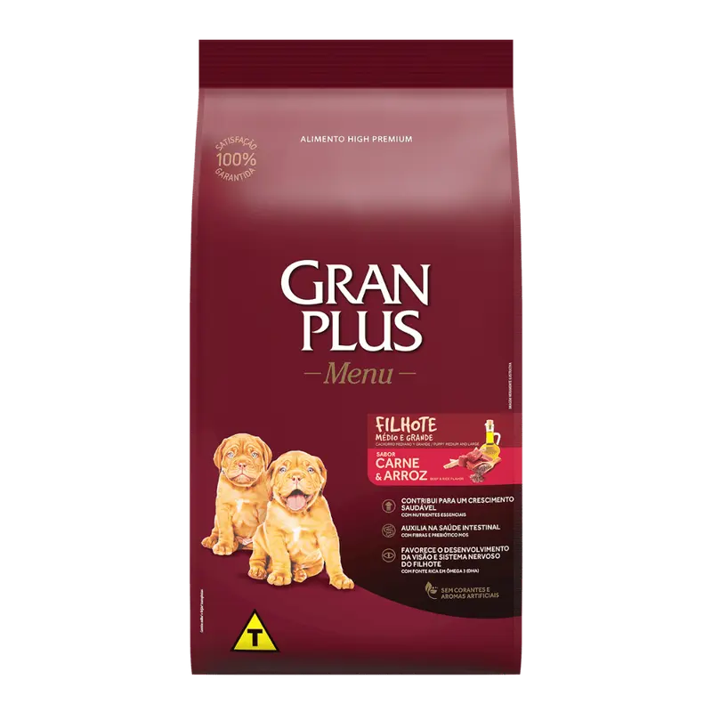 Comida para Cachorro GranPlus Carne y Arroz