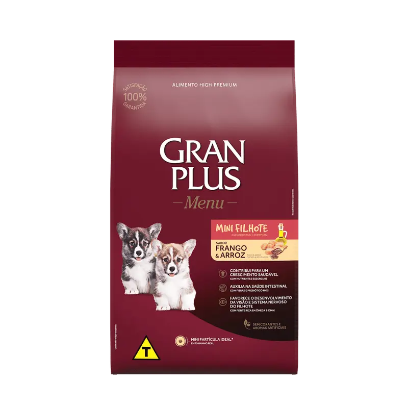 Comida para Cachorro Raza Pequeña GranPlus Pollo y Arroz