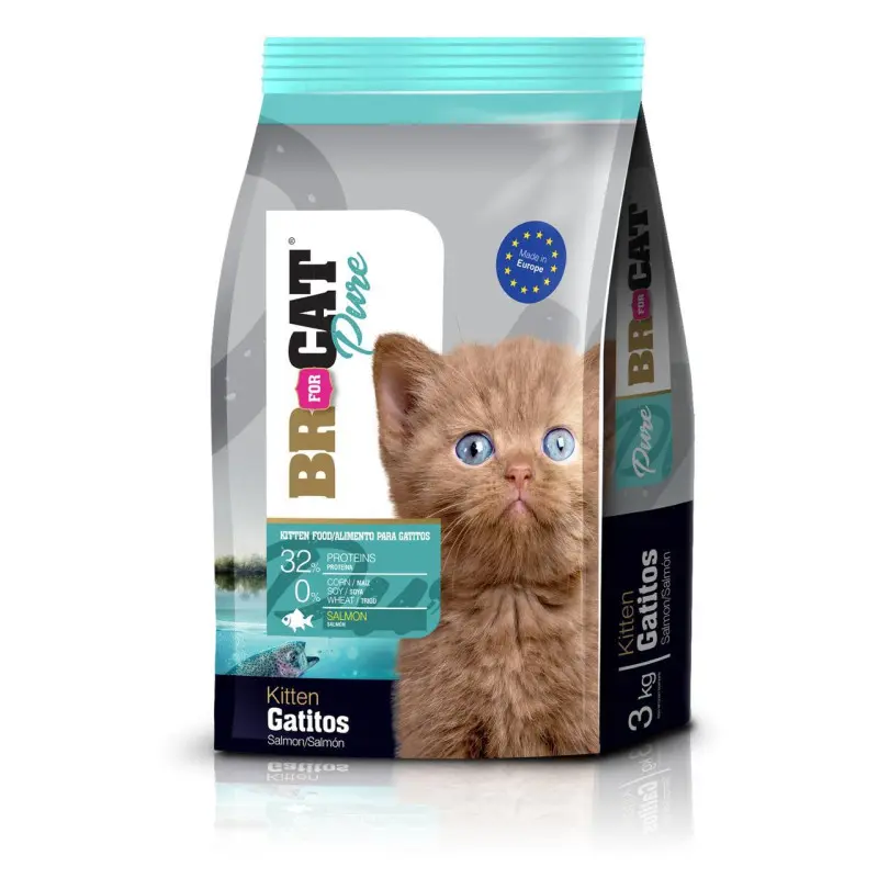 Comida para Gatito BR For Cat Salmón