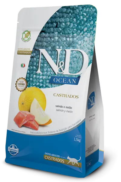 Comida para Gato Castrado N&D Ocean Salmón 1.5 kg