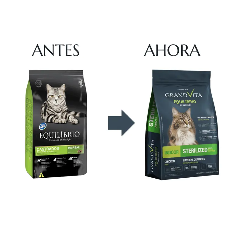 Comida Para Gato Equilibrio Feline Castrado