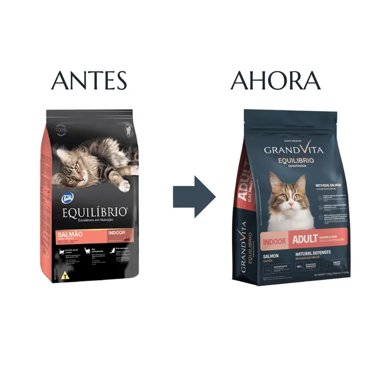 Comida Para Gato Equilibrio Feline Salmon X 1.5 Kg