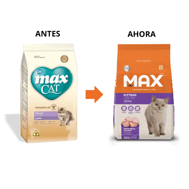 Comida Para Gato Max Cat Filhote X 1 Kg