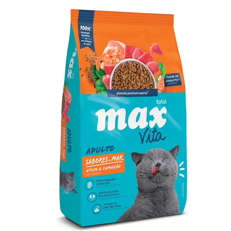 Comida Para Gato Max Vita Adulto Sabores de mar 1 kg