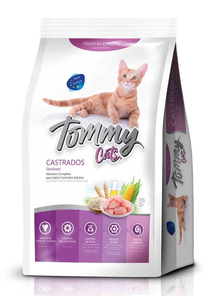 Comida Para Gato Tommy Cats Castrados