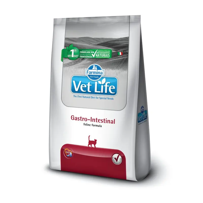 Comida Para Gato Vet Life Gastro Intestinal 2 Kg
