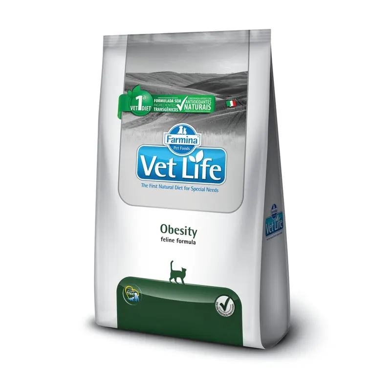 Comida Para Gato Vet Life Obesity X 2Kg