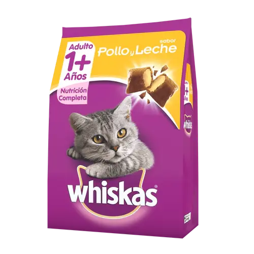 Comida Para Gato Whiskas Pollo Y Leche X 8 Kg