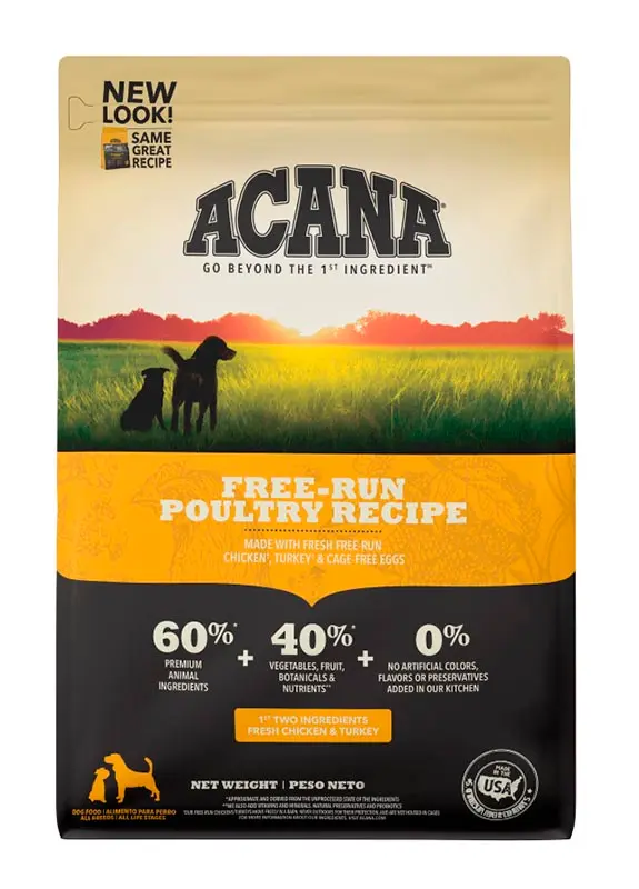 Comida Para Perro Acana Free Run Poultry X 2.04 Kg