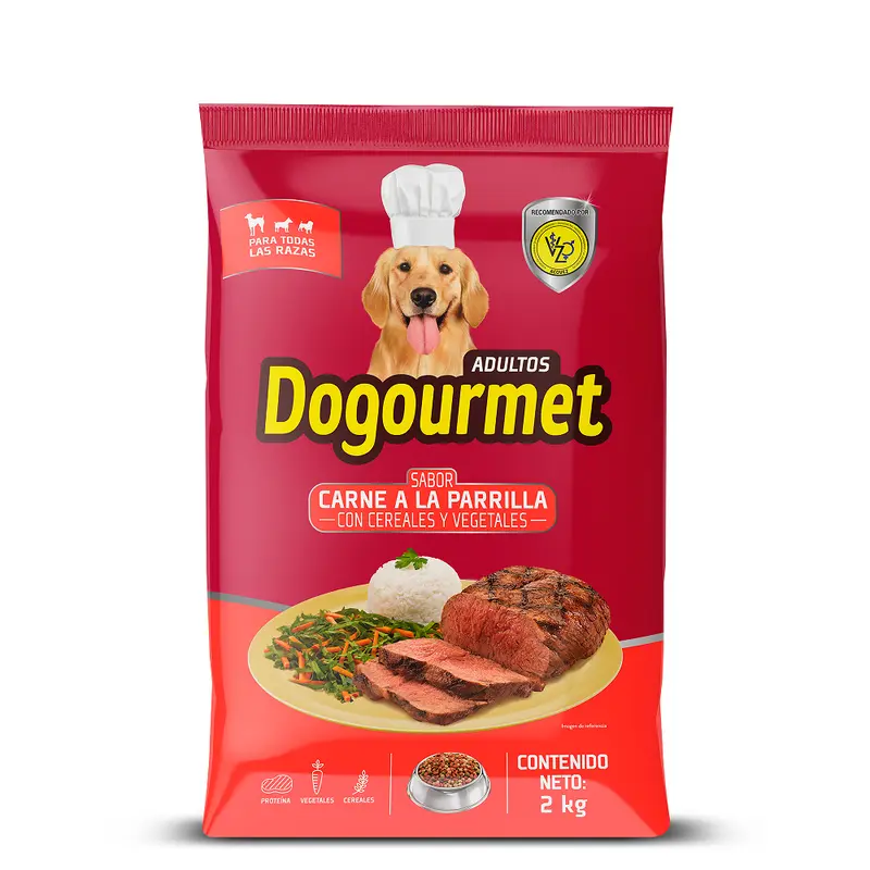 Comida Para Perro Adulto Dogourmet Carne A La Parrilla