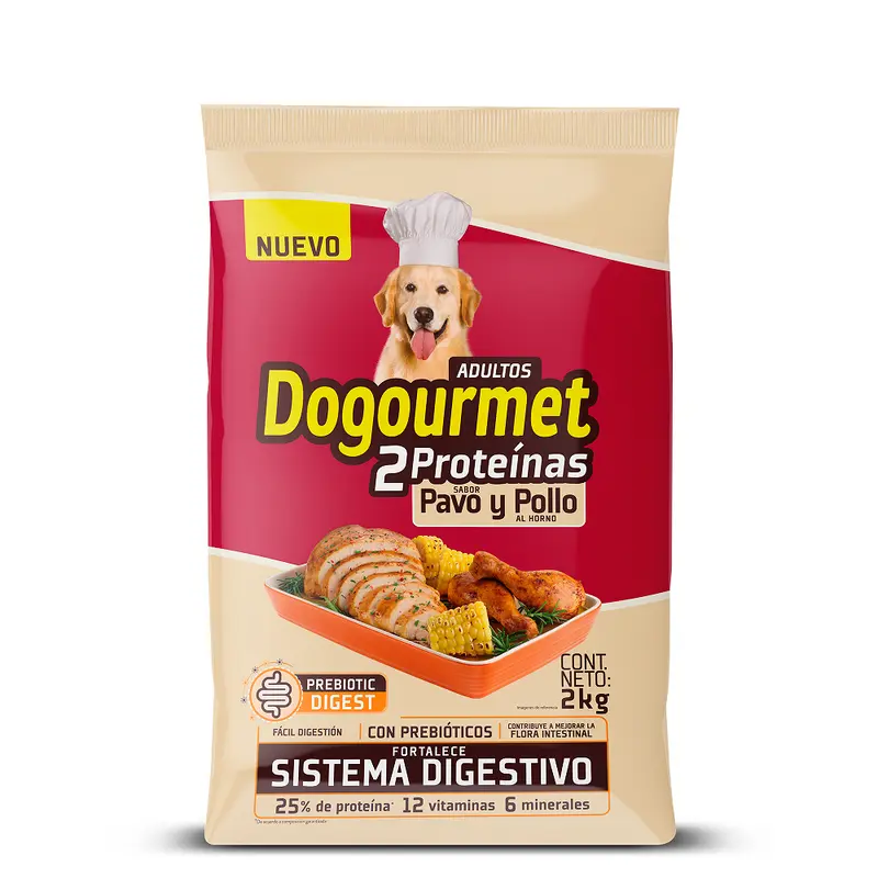 Comida Para Perro Adulto Dogourmet Pavo Y Pollo