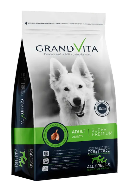 Comida Para Perro Adulto Grand Vita Cordero