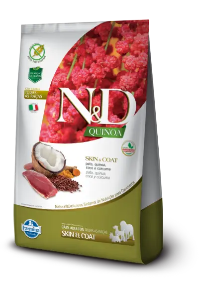 Comida Para Perro Adulto N&D Quinoa Skin Pato 2.5Kg