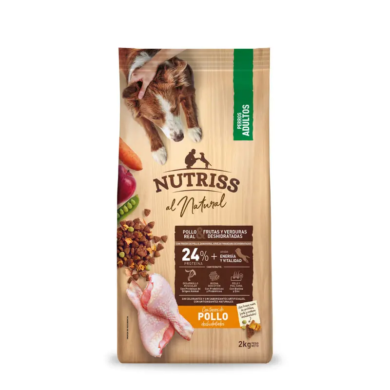 Comida Para Perro Adulto Nutriss Al Natural Pollo