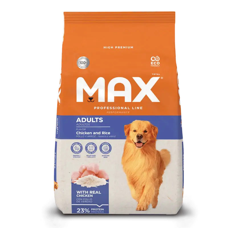Comida Para Perro Adultos Max Pollo & Arroz