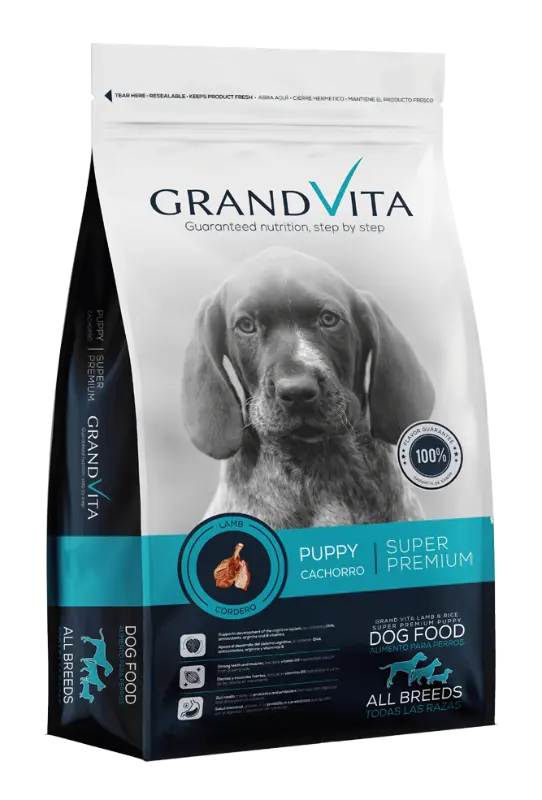 Comida Para Perro Cachorro Grand Vita Cordero