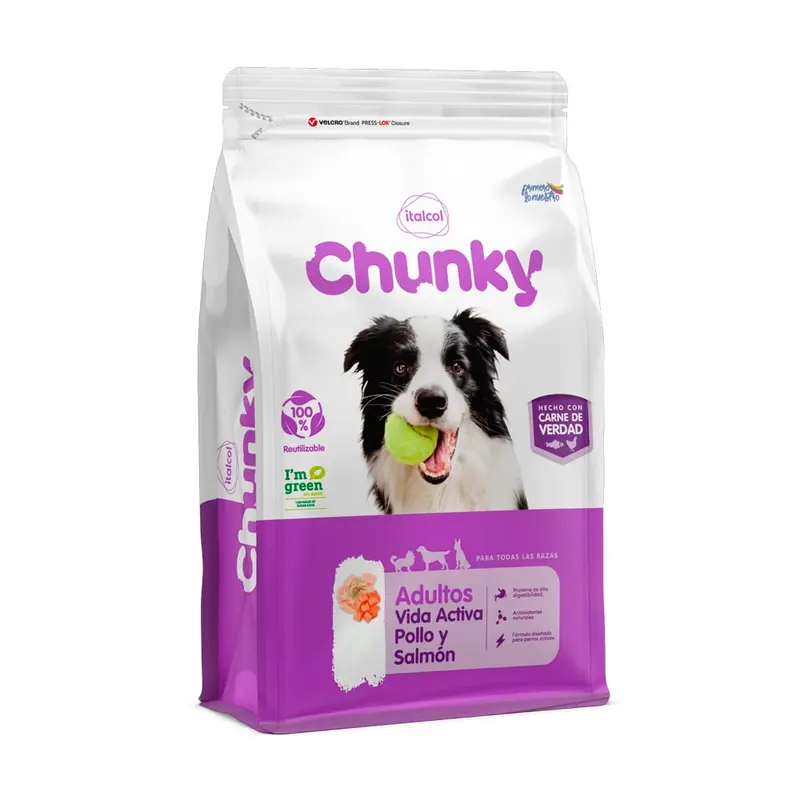 Comida Para Perro Chunky Adulto Vida Activa