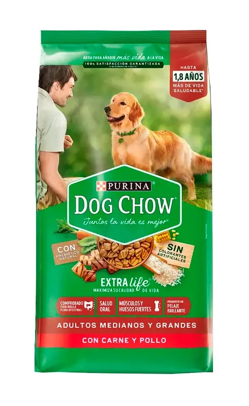 Comida Para Perro Dog Chow Adultos Razas Medianas