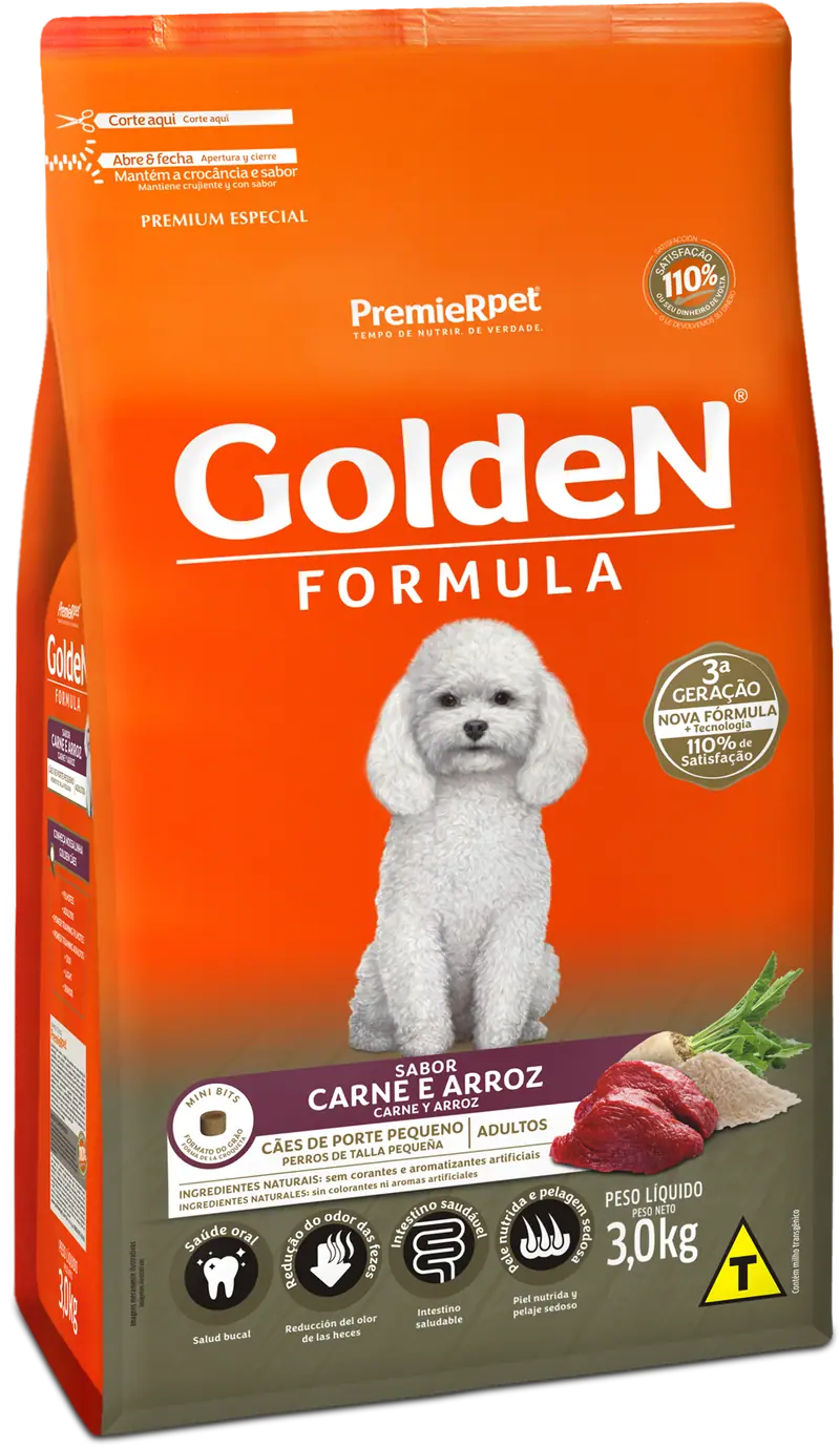 Comida Para Perro Golden Adultos Carne Mini Bits