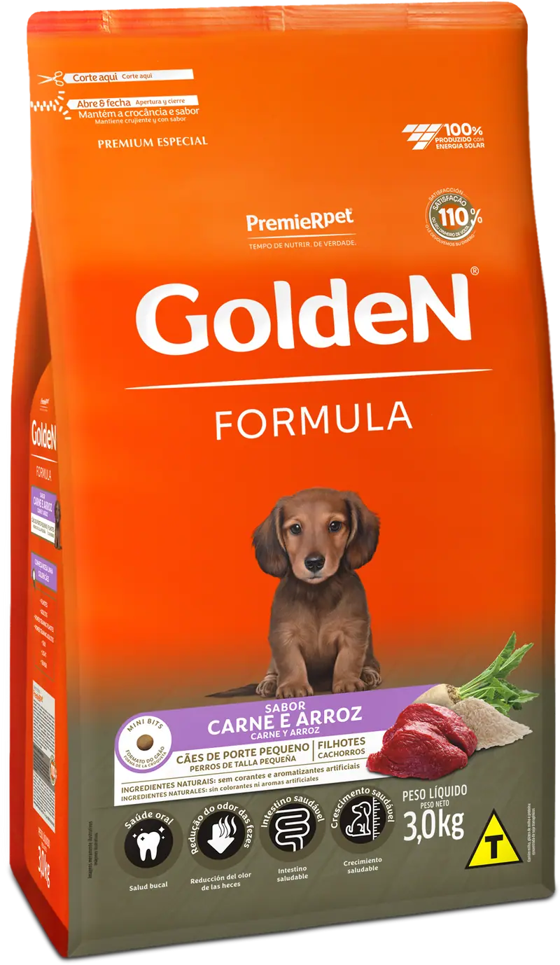 Comida Para Perro Golden Cachorro Carne Mini Bits