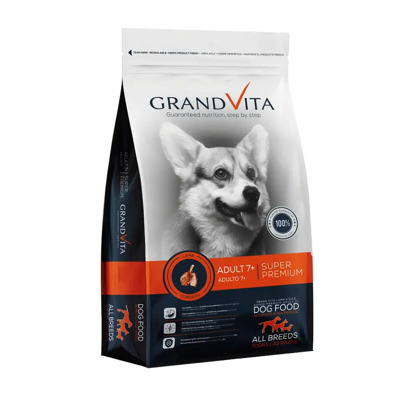 Comida para Perro Grand vita adulto 7+ 8kg