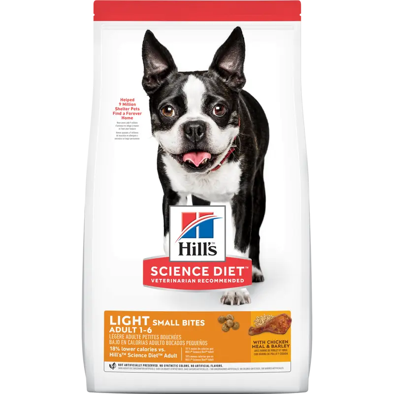 Comida Para Perro Hills Adulto Light Small Bites 5 Lb