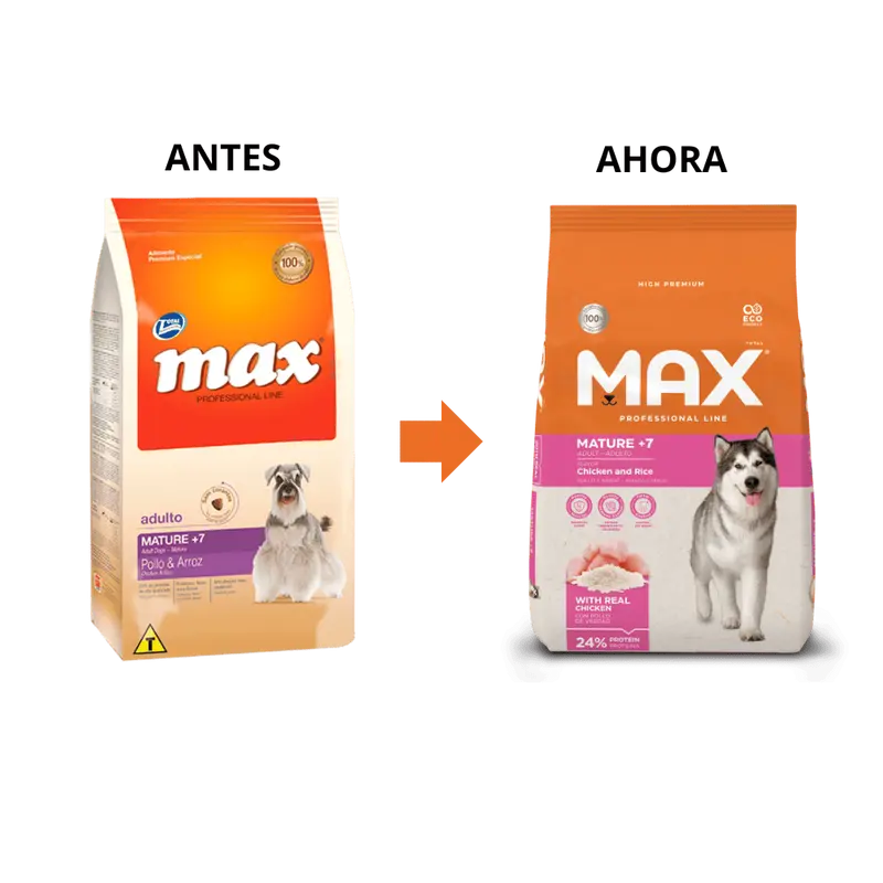 Comida Para Perro Max Mature Pollo Y Arroz