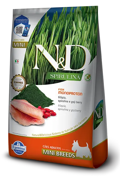 Comida Para Perro N&D Spirulina Canine Adult Mini 2Kg