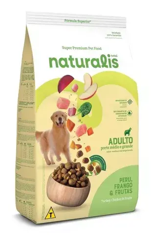 Comida Para Perro Naturalis Adulto Pollo Peru Y Frutas 2.5Kg