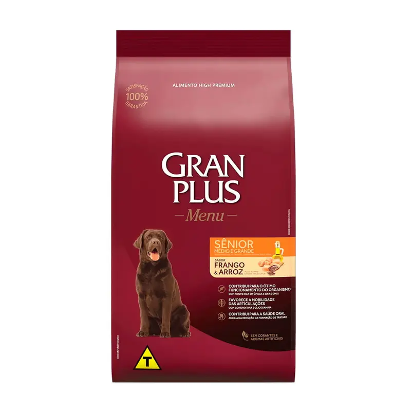 Comida para Perro Senior GranPlus Menú Pollo y Arroz