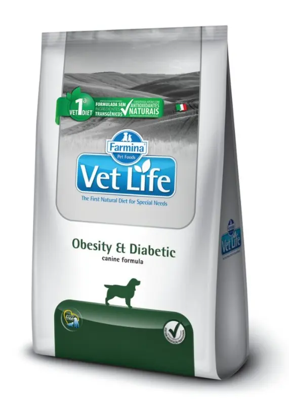 Comida Para Perro Vet Life Canine Obesity & Diabetic 10.1Kg