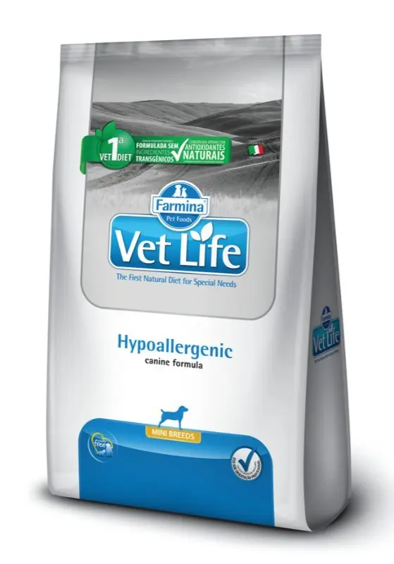 Comida Para Perro Vet Life Hypoallergenic Mini 2Kg