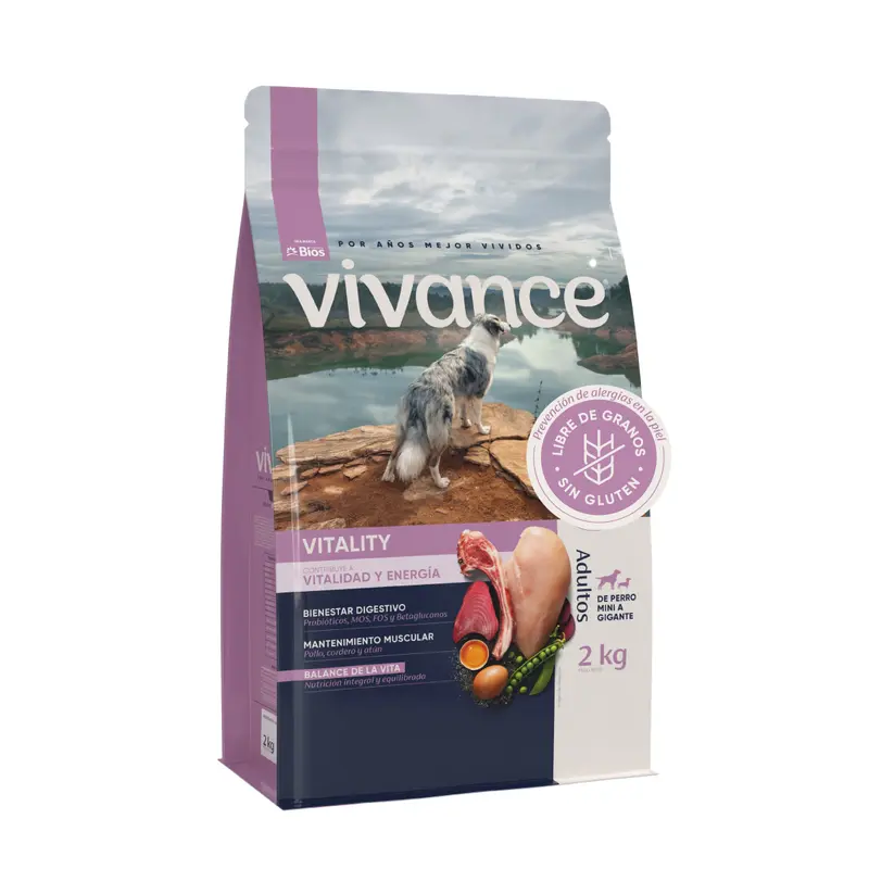 Comida Para Perro Vivance Vitality Perros Adultos