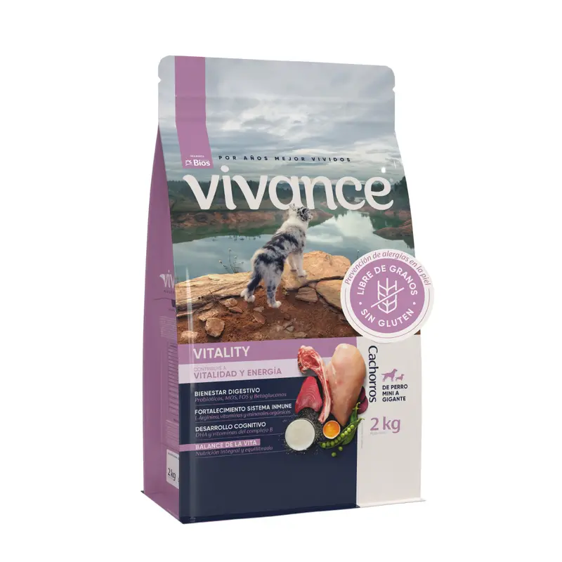 Comida Para Perro Vivance Vitality Perros Cachorros