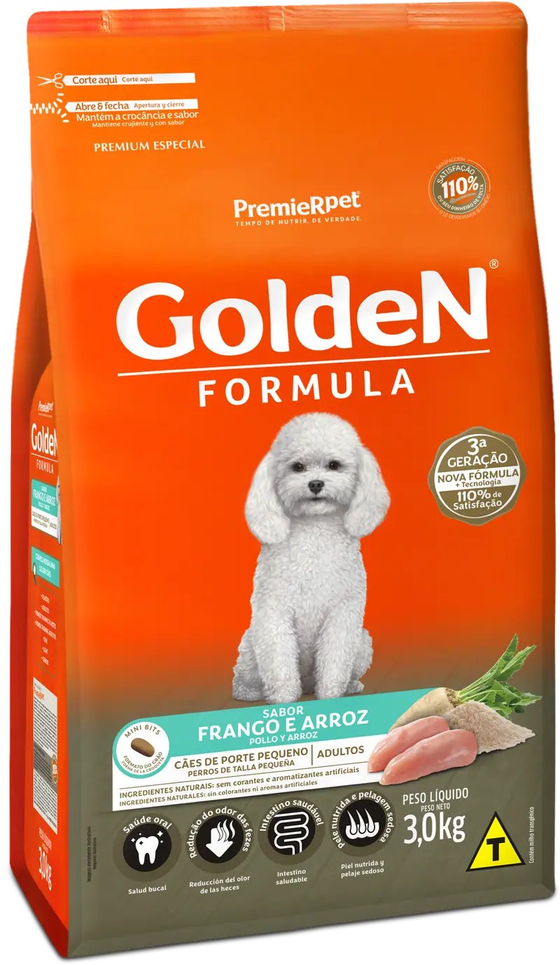 Comida Para Perros Adultos Golden Pollo Mini Bits