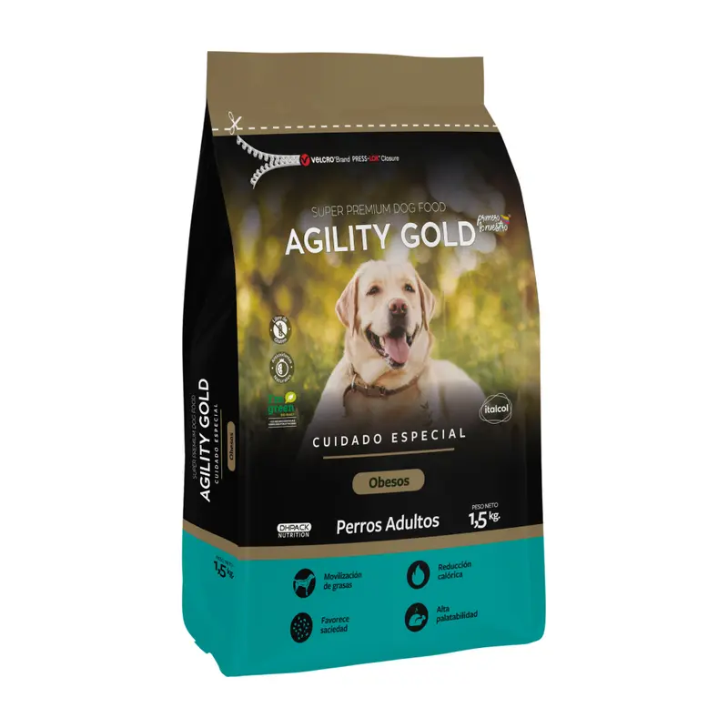 Comida Para Perros Agility Gold Obesos