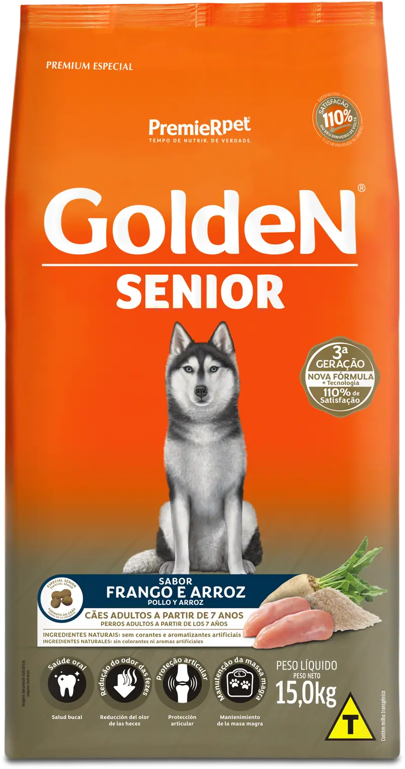 Comida Para Perros Golden Adulto Senior 15 Kg