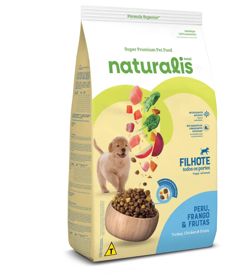 Comida Perro Naturalis Cachorro Raza Mediana Grande 2.5 Kg