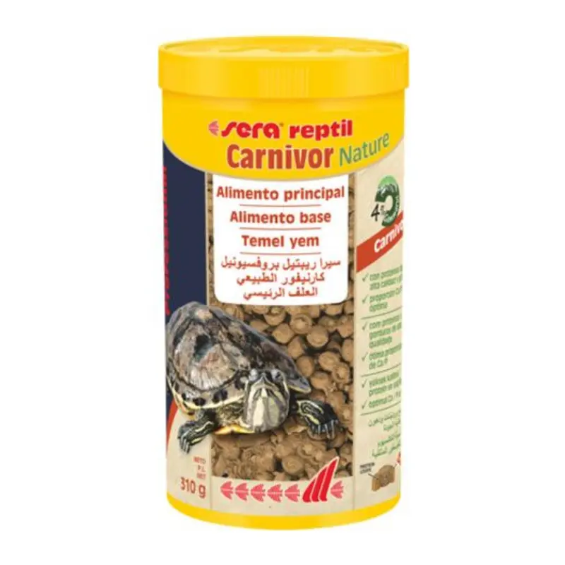 COMIDA TORTUGA SERA CARNIVOR DUO PELLETS 1000 ML