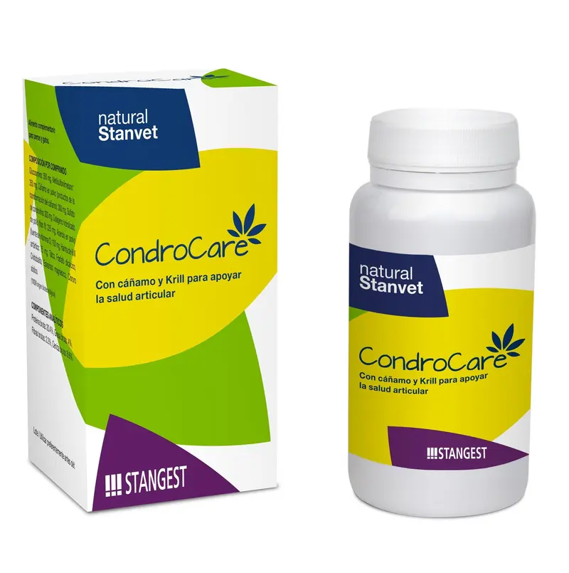 Condrocare 90 Comprimidos – Condroprotector con Cáñamo y Krill para Perros y Gatos