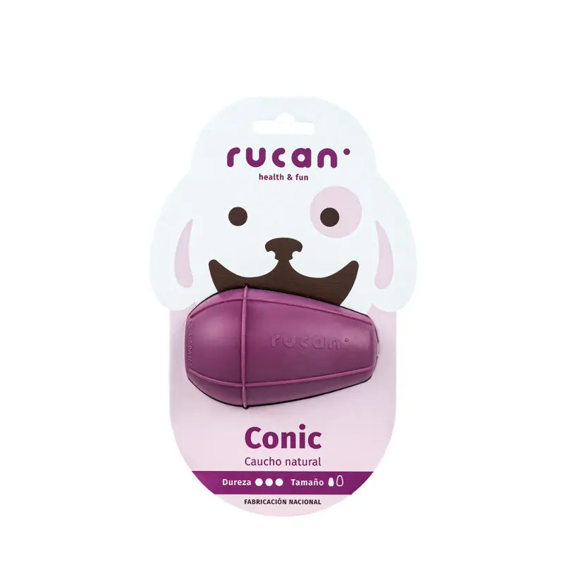 Conic Rellenable de Dureza Alta para perros Rucan