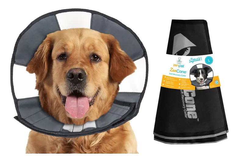 Cono Isabelino Suave y Cómodo de Recuperación para Perros y Gatos - ZenCone
