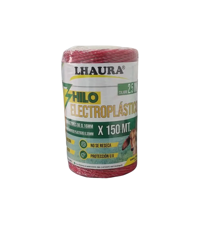 CORDON ELECTROPLASTICO 2.5 mm LHAURA