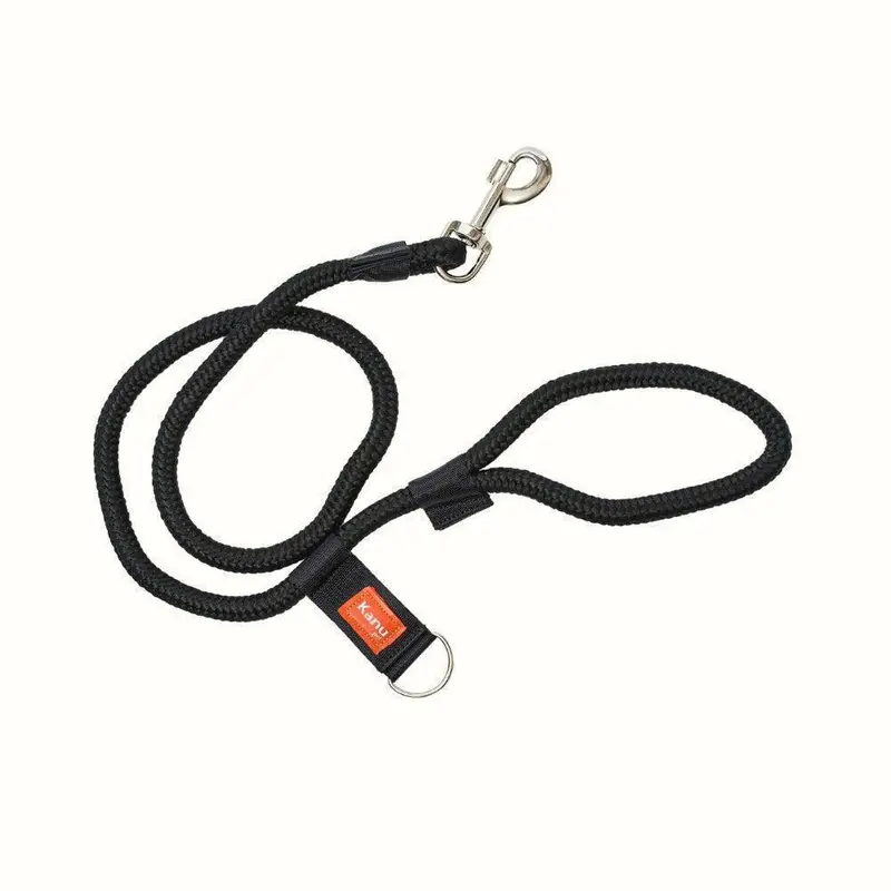 Correa Polo Negra Kanu Pet para Perro